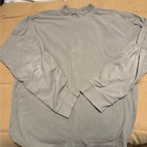 Columbia Gray Long Sleeve Fleece Shirt